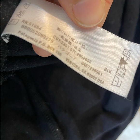 Patagonia Morning Glory Black Halter Back-Tie Tech Dress Sz M - Picture 11 of 11